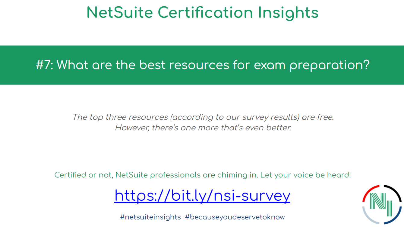 Certification Insight 7 What are the best resources for exam