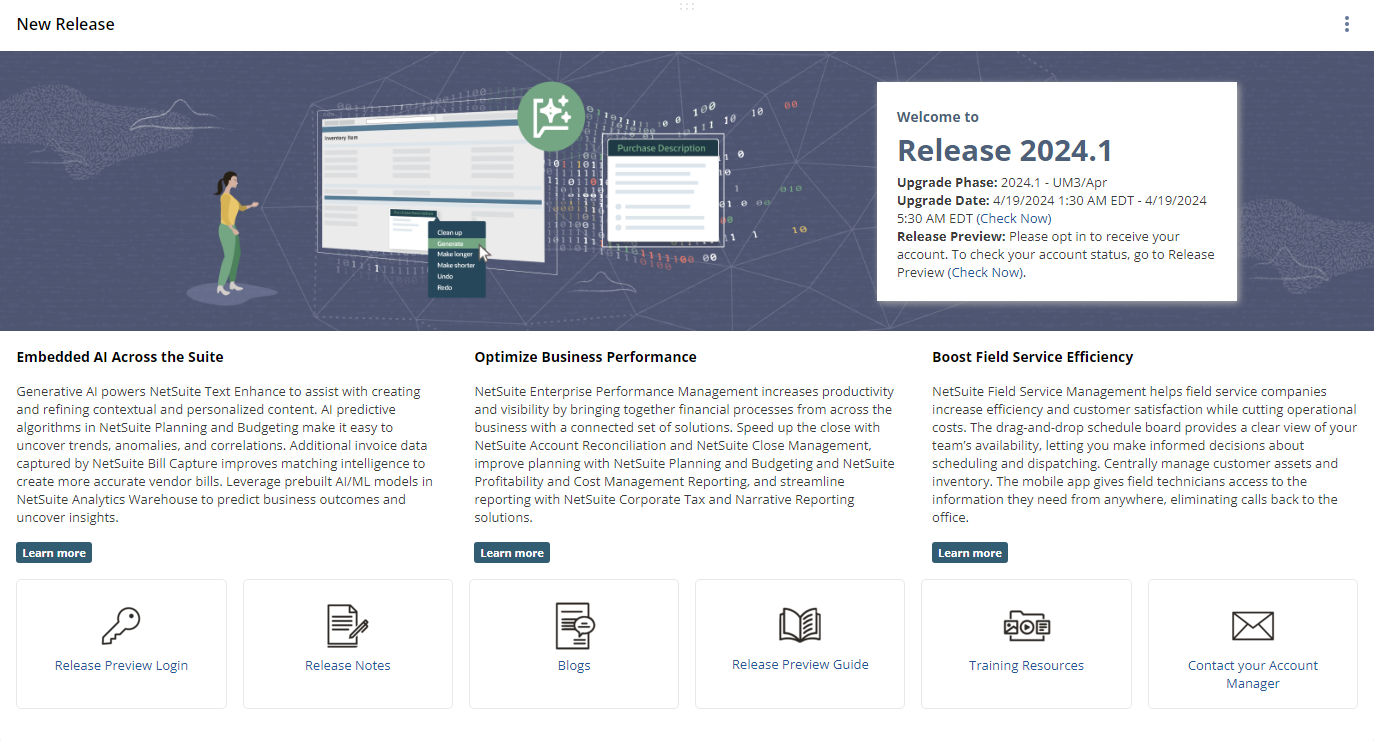 NetSuite 2024.1 Release